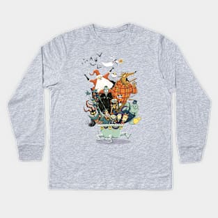 Kidnap the Sandy Claws Kids Long Sleeve T-Shirt